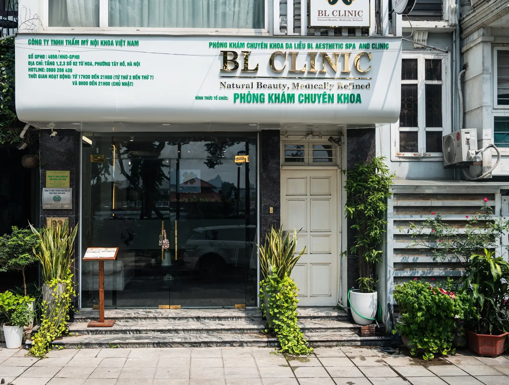 Mặt tiền BL Clinic, 92 Từ Hoa, Tây Hồ, Hà Nội
